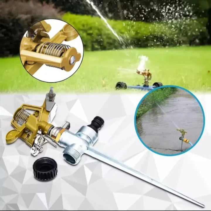 Original Sprinkler Rain Bird Brass 35ADJTNTB Impact Sprinkler, Adjustable 0° -360° Pattern, 23' -50' Spray Distance, 50 Visit the Rain Bird Store