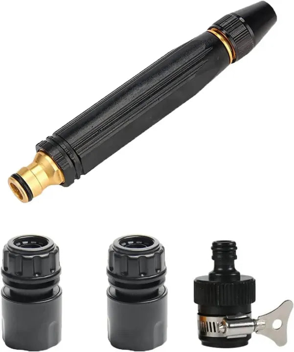 High Pressure Water Nozzle with Accessories for Car , Ac , Solar panel Service & Garden cleaning Professional tools