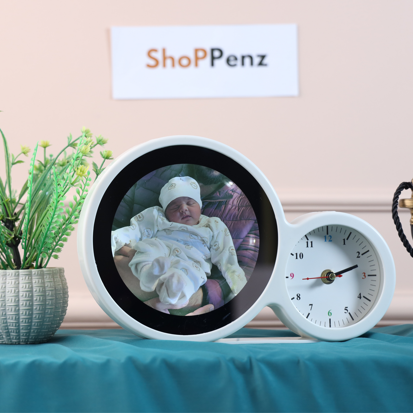 Premium Baby & Kids Glow Frame with Clock
