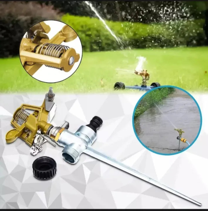 Original Sprinkler Rain Bird Brass 35ADJTNTB Impact Sprinkler, Adjustable 0° -360° Pattern, 23' -50' Spray Distance, 50 Visit the Rain Bird Store