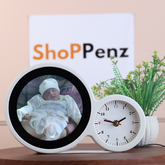 Premium Baby & Kids Glow Frame with Clock