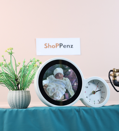 Premium Baby & Kids Glow Frame with Clock