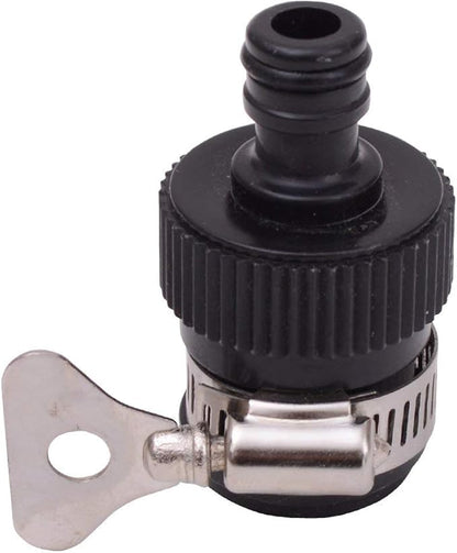Klaxon 1/2 Inch Plastic Garden Water Hose Quick Connector Hose Fast Fitting