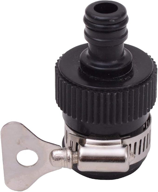 Klaxon 1/2 Inch Plastic Garden Water Hose Quick Connector Hose Fast Fitting