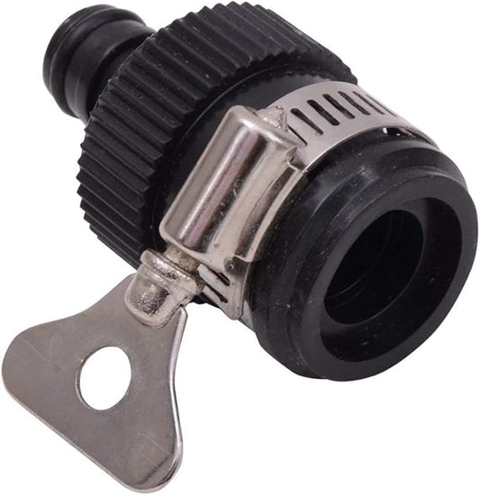 Klaxon 1/2 Inch Plastic Garden Water Hose Quick Connector Hose Fast Fitting