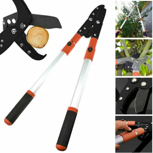 Extendable Garden Pruning Shears/Vigorously Cut Portable Garden Scissors Labor-Saving Telescopic Long Reach High Rough Branch