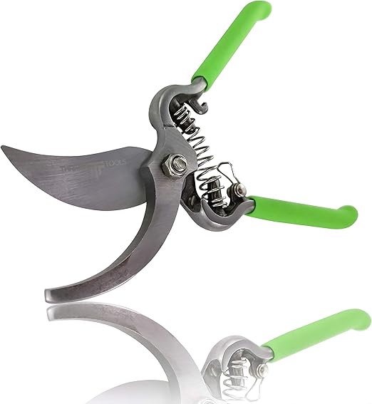 Thrive Tools Bypass Pruning Shears- Bypass Hand Pruners for Rose, Limb and Branch Pruning