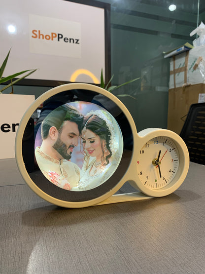 Premium Magic Mirror Frame with Clock