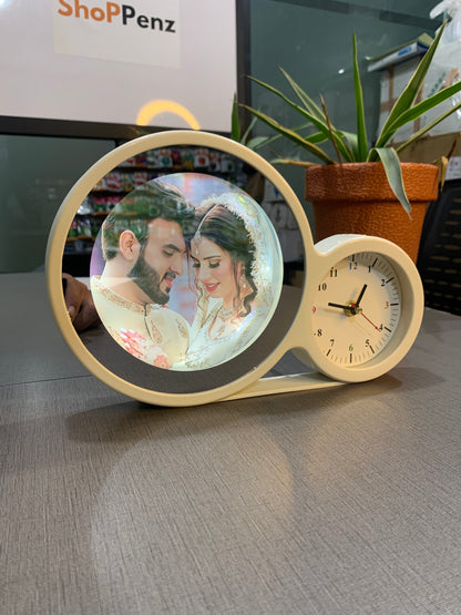 Premium Magic Mirror Frame with Clock