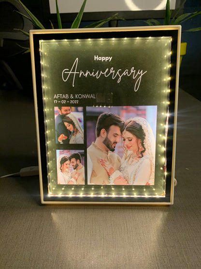 3D Anniversary Glow Frame