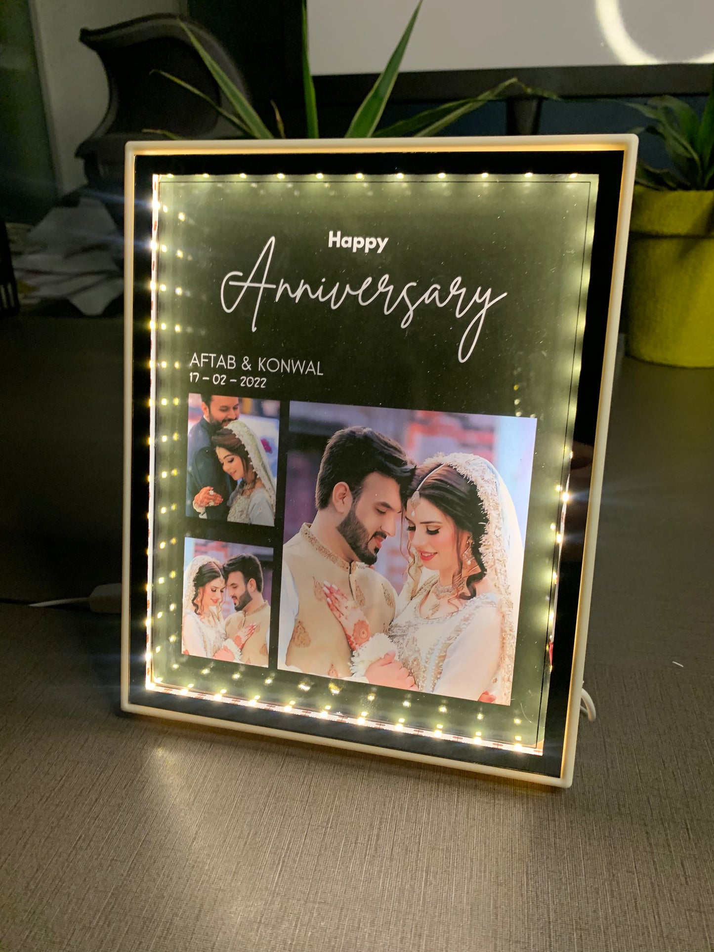 3D Anniversary Glow Frame