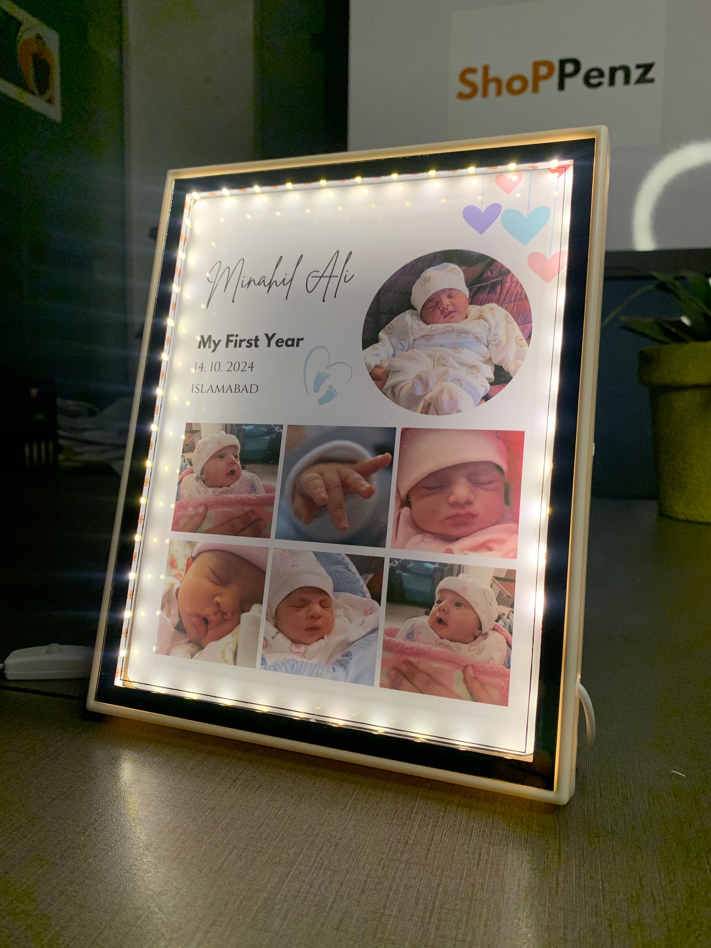 Baby's Journey 3D Light Frame