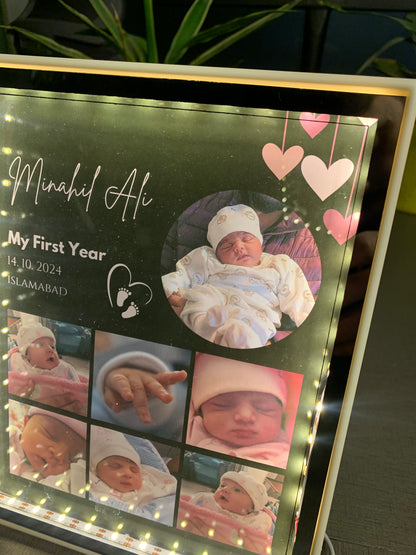 Baby's Journey 3D Light Frame