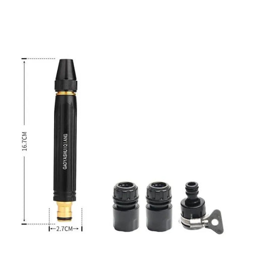 High Pressure Water Nozzle with Accessories for Car , Ac , Solar panel Service & Garden cleaning Professional tools
