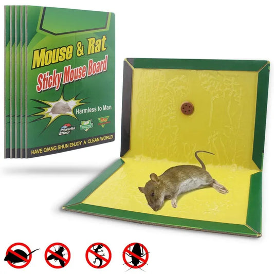 Mouse Board Sticky Mice Glue Trap High Effective Rodent Rat Snake Bugs Catcher Pest Control Reject Non-toxic Eco-Friendly