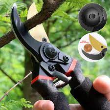 Gardening scissors pruning shears professional sharp hand pruning shears and safety lock tree trimming trim non-slip handles Pruners