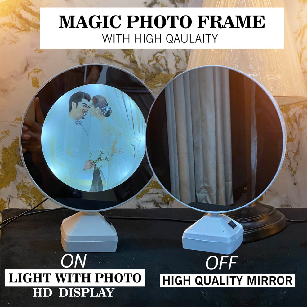 Opal Round Mirror Frame