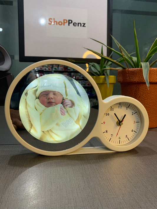 Premium Baby & Kids Glow Frame with Clock